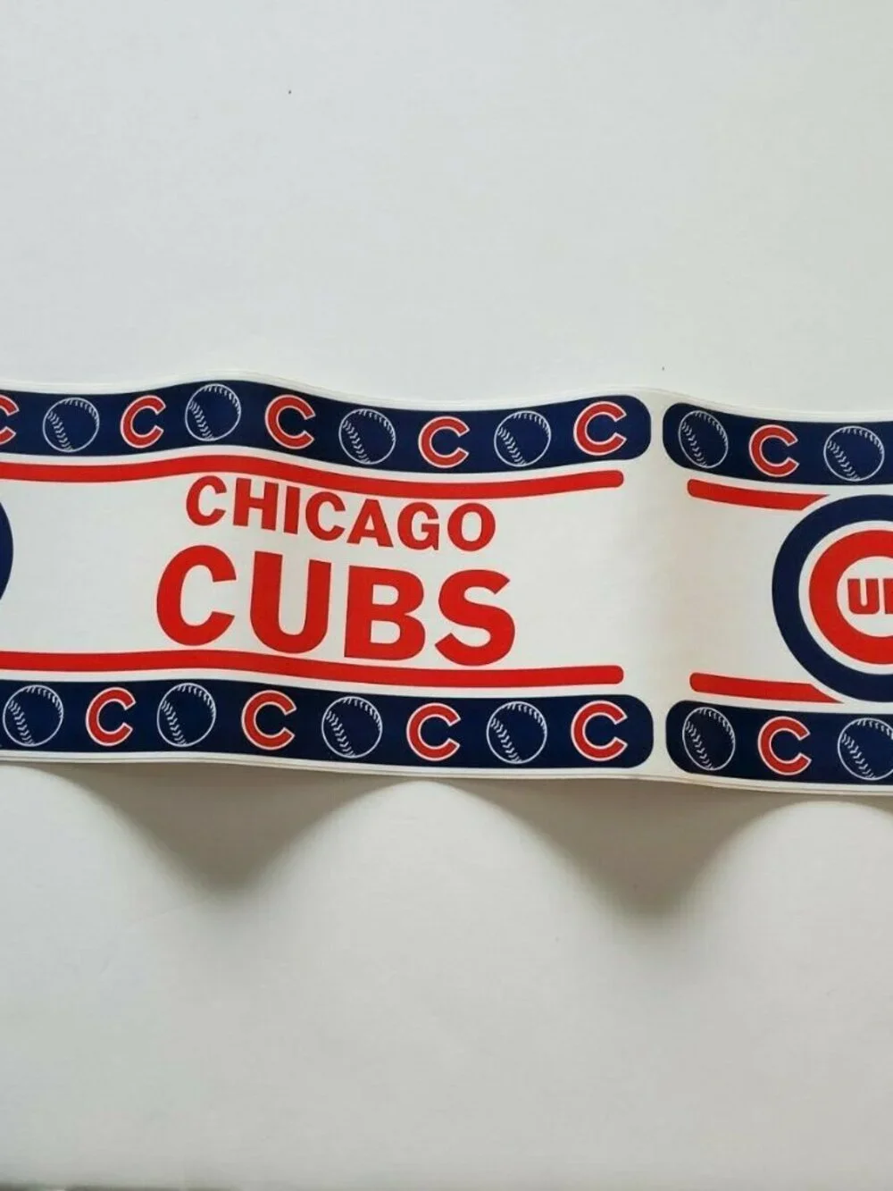 CHICAGO CUBS MLB PEEL & STICK WALLPAPER BORDER. NEW